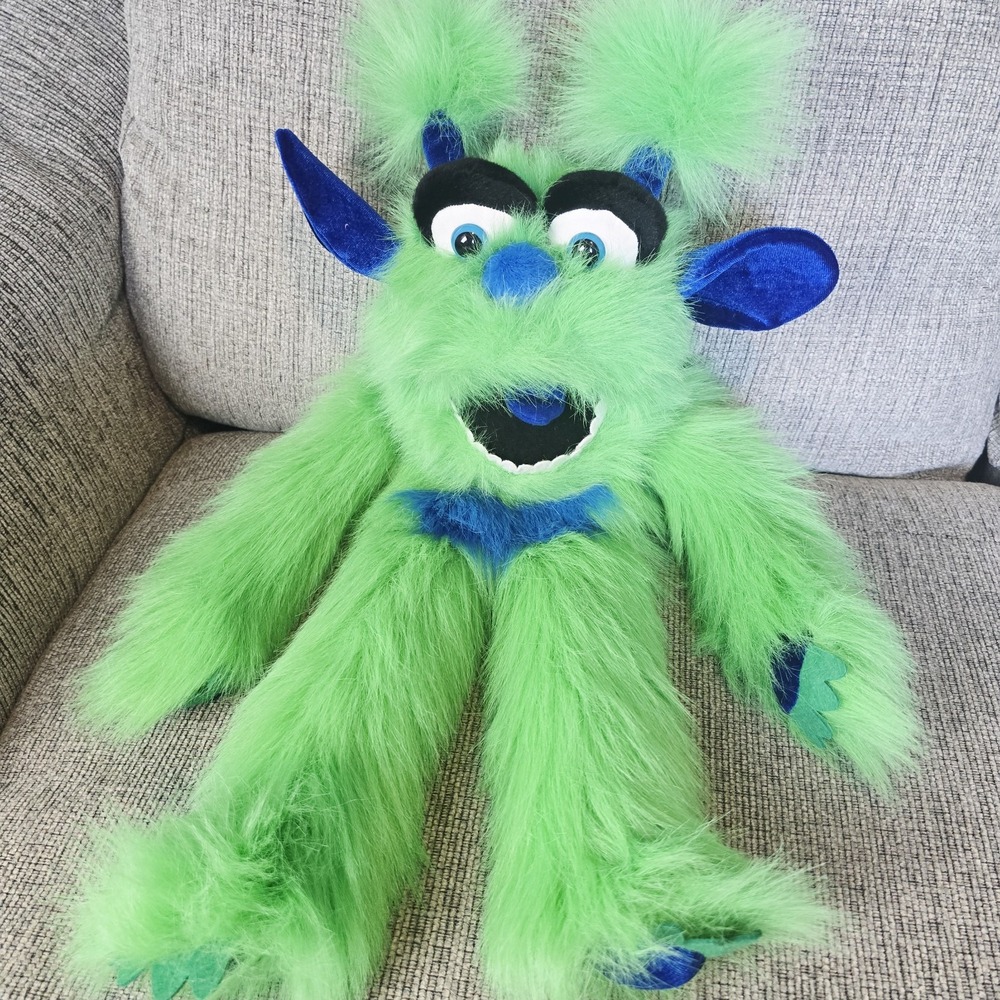 The Puppet Company Puppet Monsters Green/ Blue Monster‎ Hand Puppet.